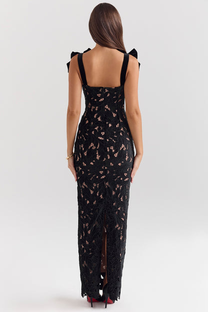 Ariana Lace Bow Lace Gown