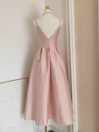 Camille Satin Midi Dress