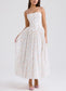 Ysabella White maxi dressi