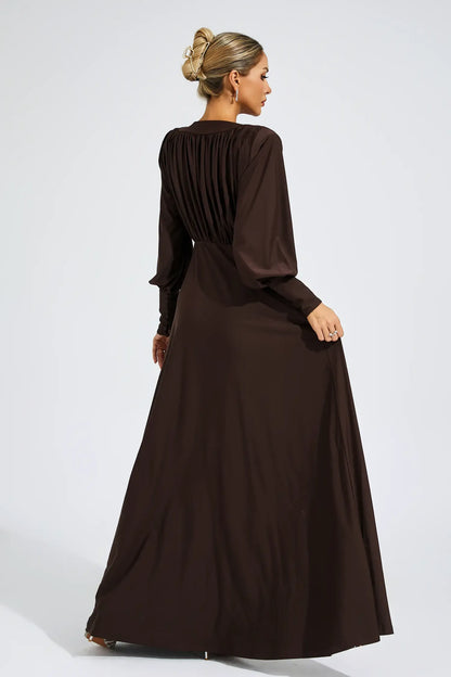 Annabel Brown maxi dress