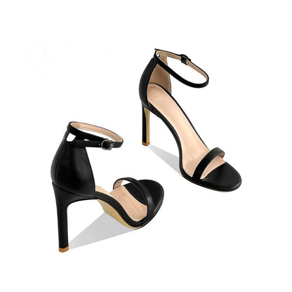 Classic black Strap Heels
