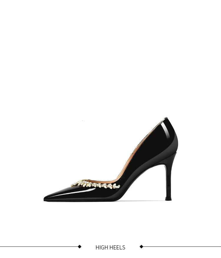 Jolie Crystal Embellished Pumps