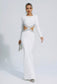 Janelle white cutout maxi dress