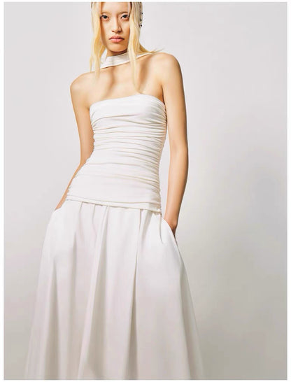 Elora Draped Convertible Midi Dress