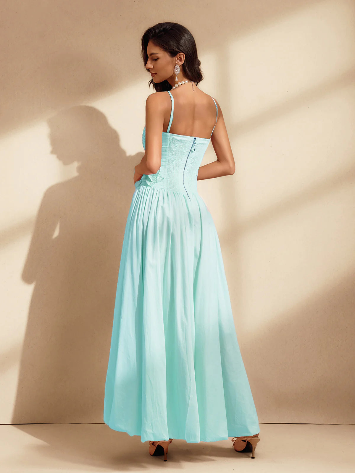 Soleil Flower Embellished Gown