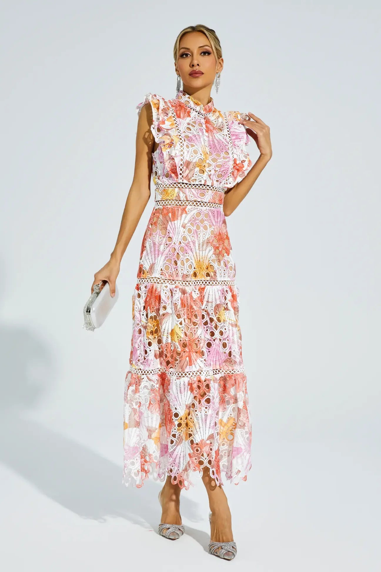 Ayleen floral midi dress