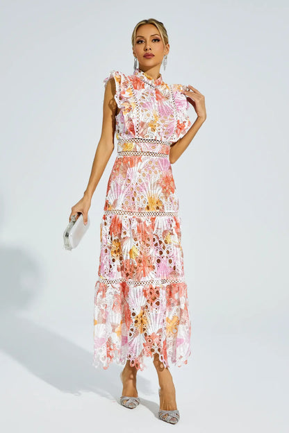 Ayleen floral midi dress