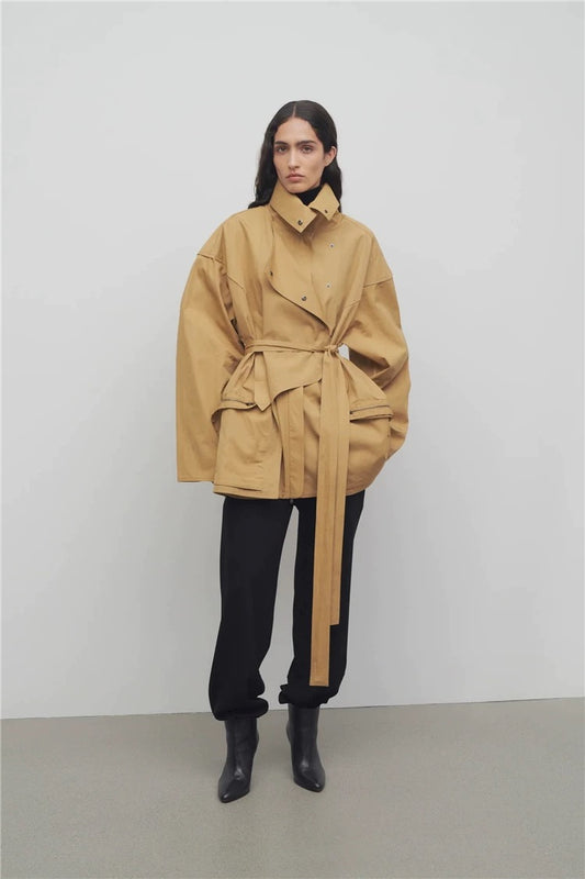 Sahara Belted Cotton Jacket