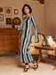 Knitted long sleeves maxi dress