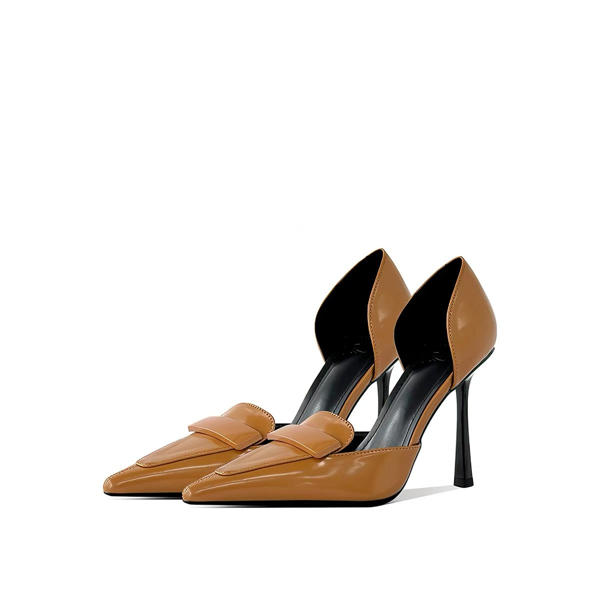 Vivienne Pointed-Toe Loafer Pumps
