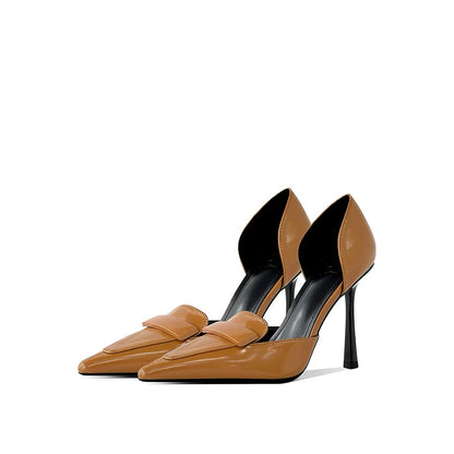 Vivienne Pointed-Toe Loafer Pumps