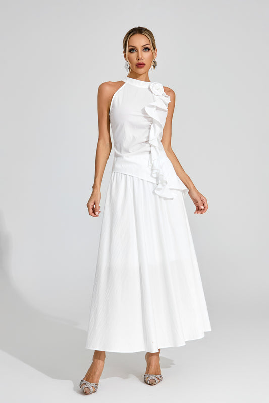 Étoile Blanche Ruffle Ensemble
