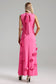 Laila flower pink maxi dress