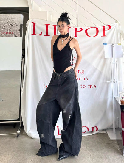 Akari Volume Denim Pants