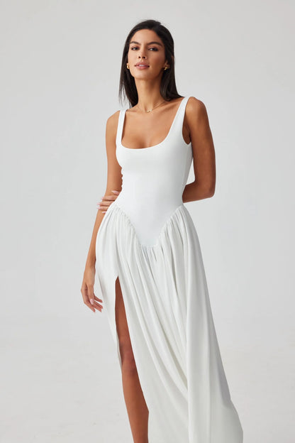 Naya Sculpt Drape Maxi Dress