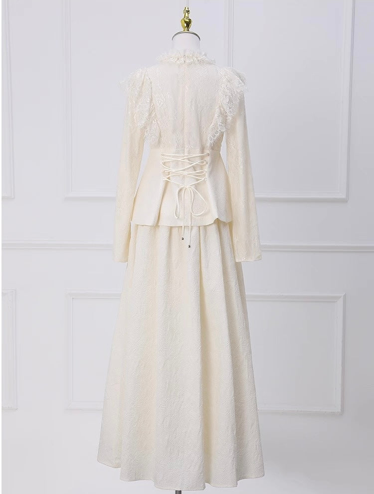 Aveline Lace Two-Piece Set