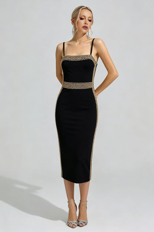 Amara Embellished Midi Dress