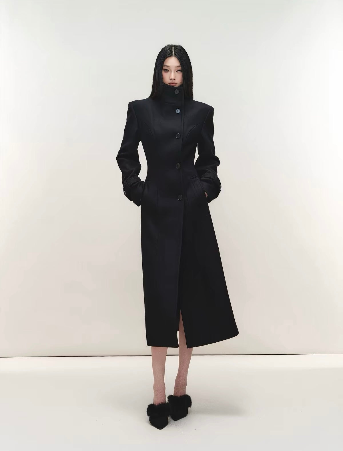 Sloane Sculpted Maxi Coat