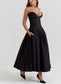 Lady strapless midi dress