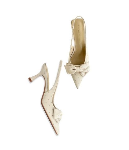 Amélie Crystal Slingback Heels