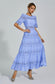 Courtney blue maxi dress