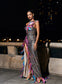 Feather|sequin maxi dress (8272080339182)