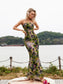 Siella Flower sequin maxi dress