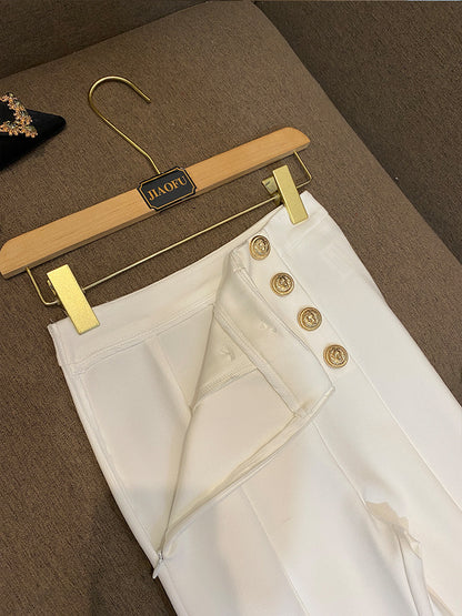 Cece button pants (8140935201006)