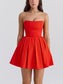 Emmanuelle strapless mini dress