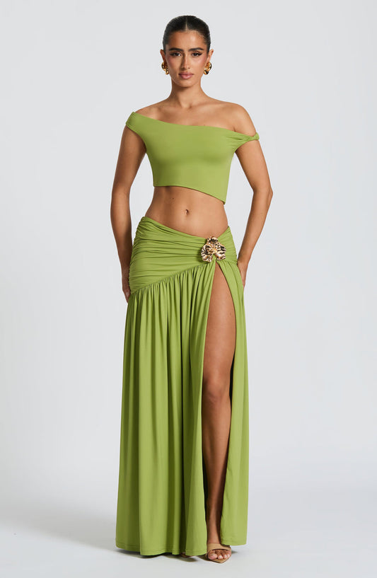 Riviera Asymmetrical Off Shoulder Set