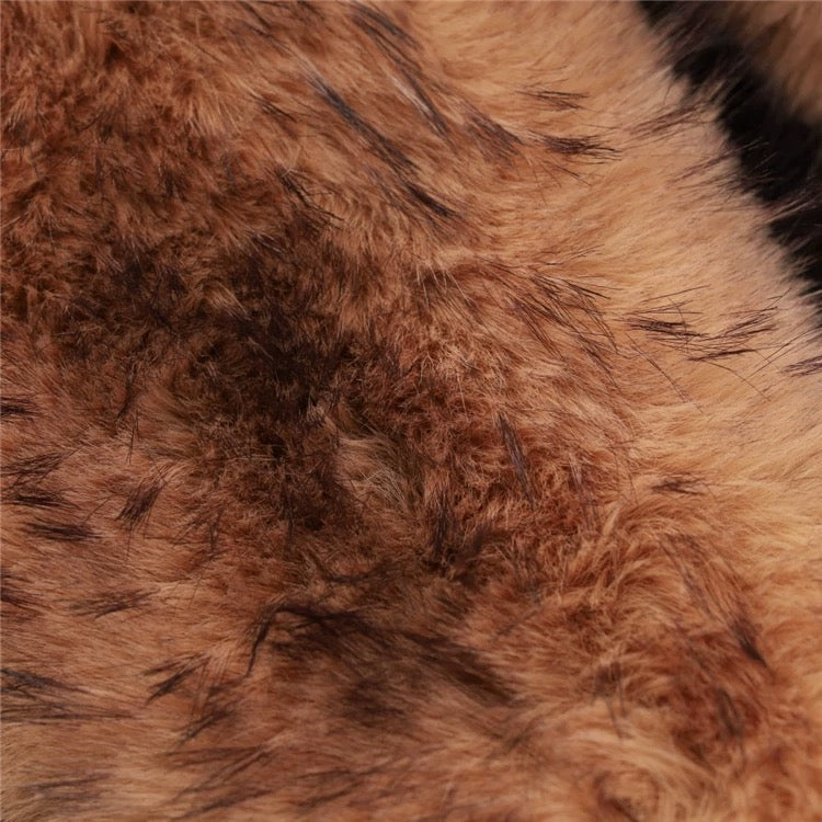 Renée Faux Fur Collar Maxi Coat