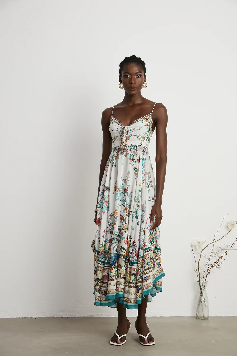 Philippine floral maxi dress