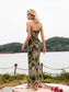 Siella Flower sequin maxi dress