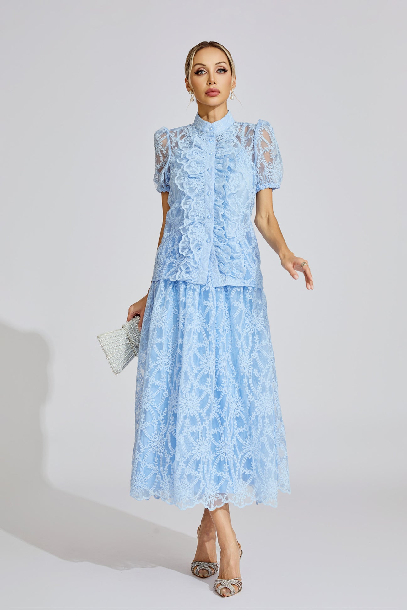 Celestine Lace Two-Piece Set