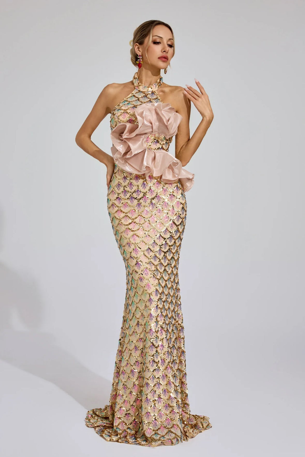 Mariposa sequin Gown
