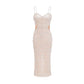 Shiema Pearl sequin maxi dress