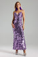 Mia sequin purple maxi dress