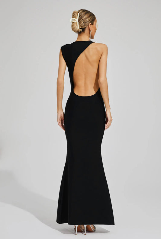 Solène Open Back Gown