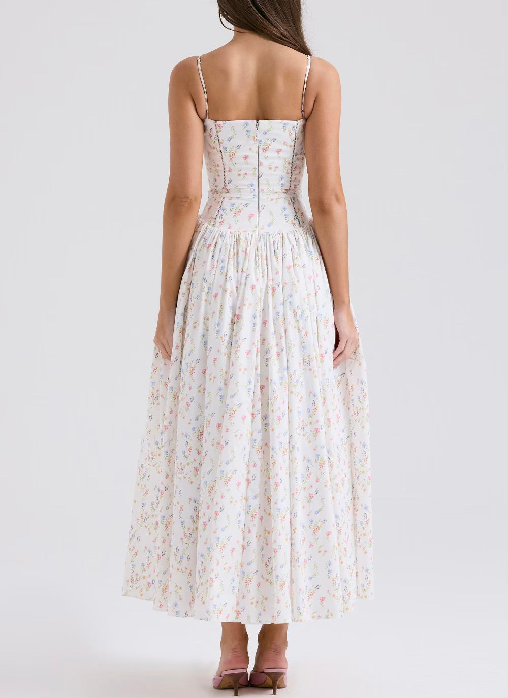 Ysabella White maxi dressi