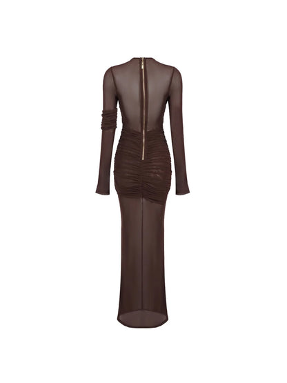 Sienna Mesh Maxi Dress