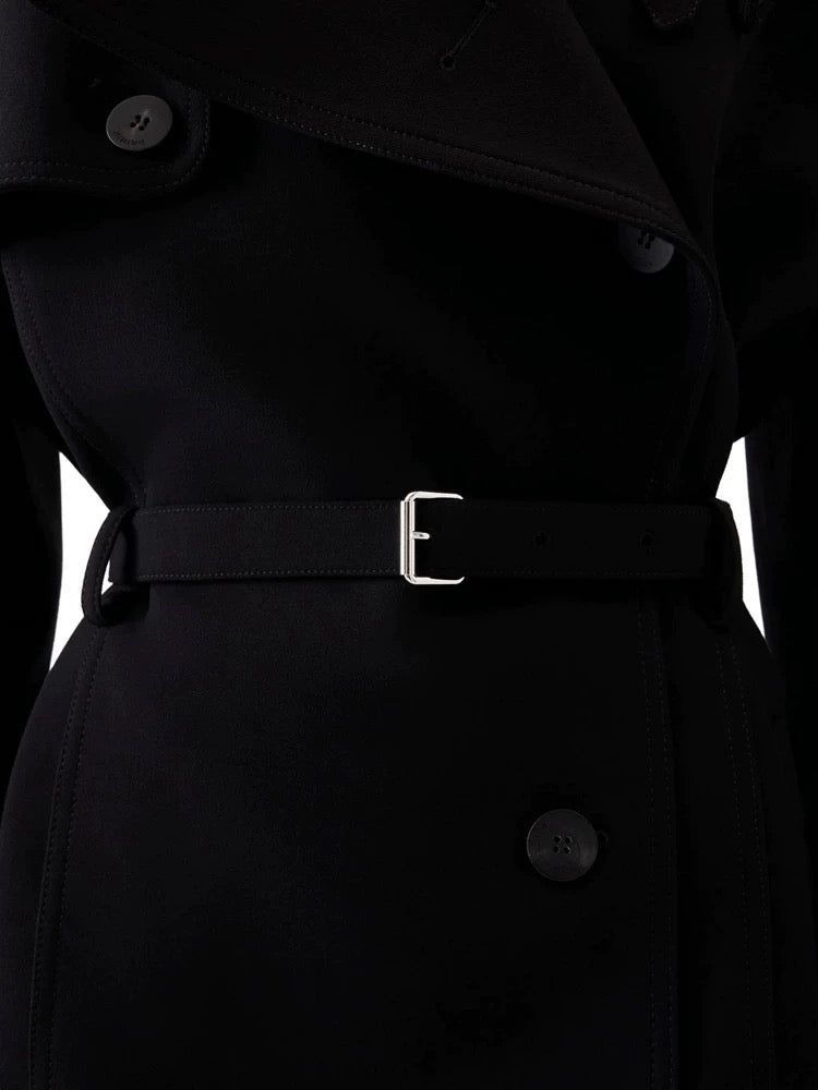 Milena Belted Wool-Blend Jacket