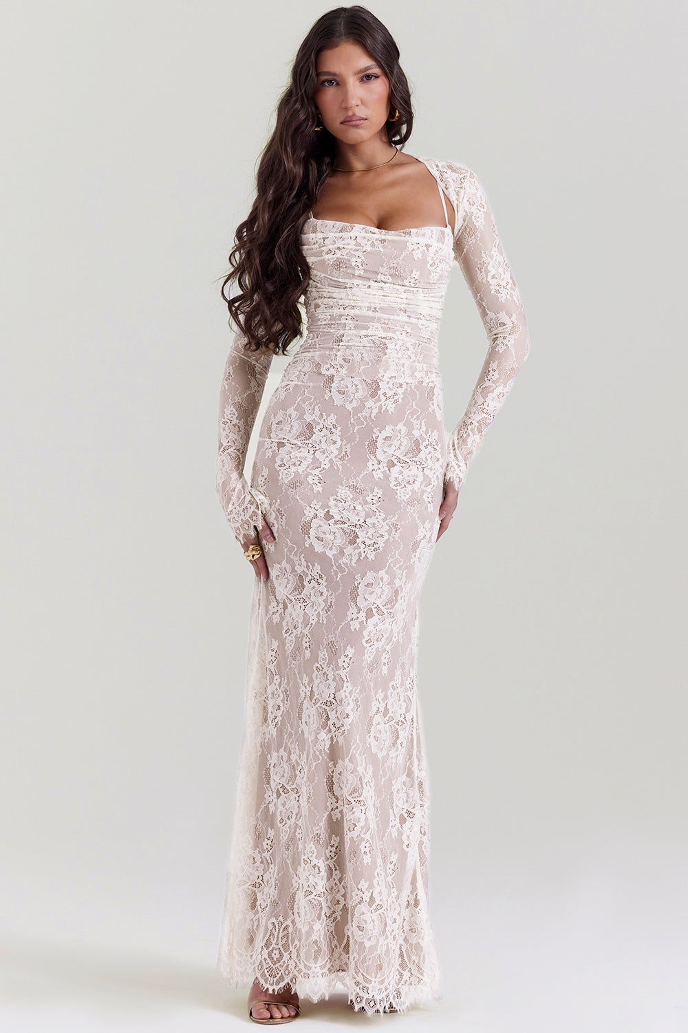 Celi Lace Maxi Dress
