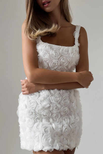 Bloom Rosette Mini Dress