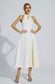 Cynthia cream midi dress