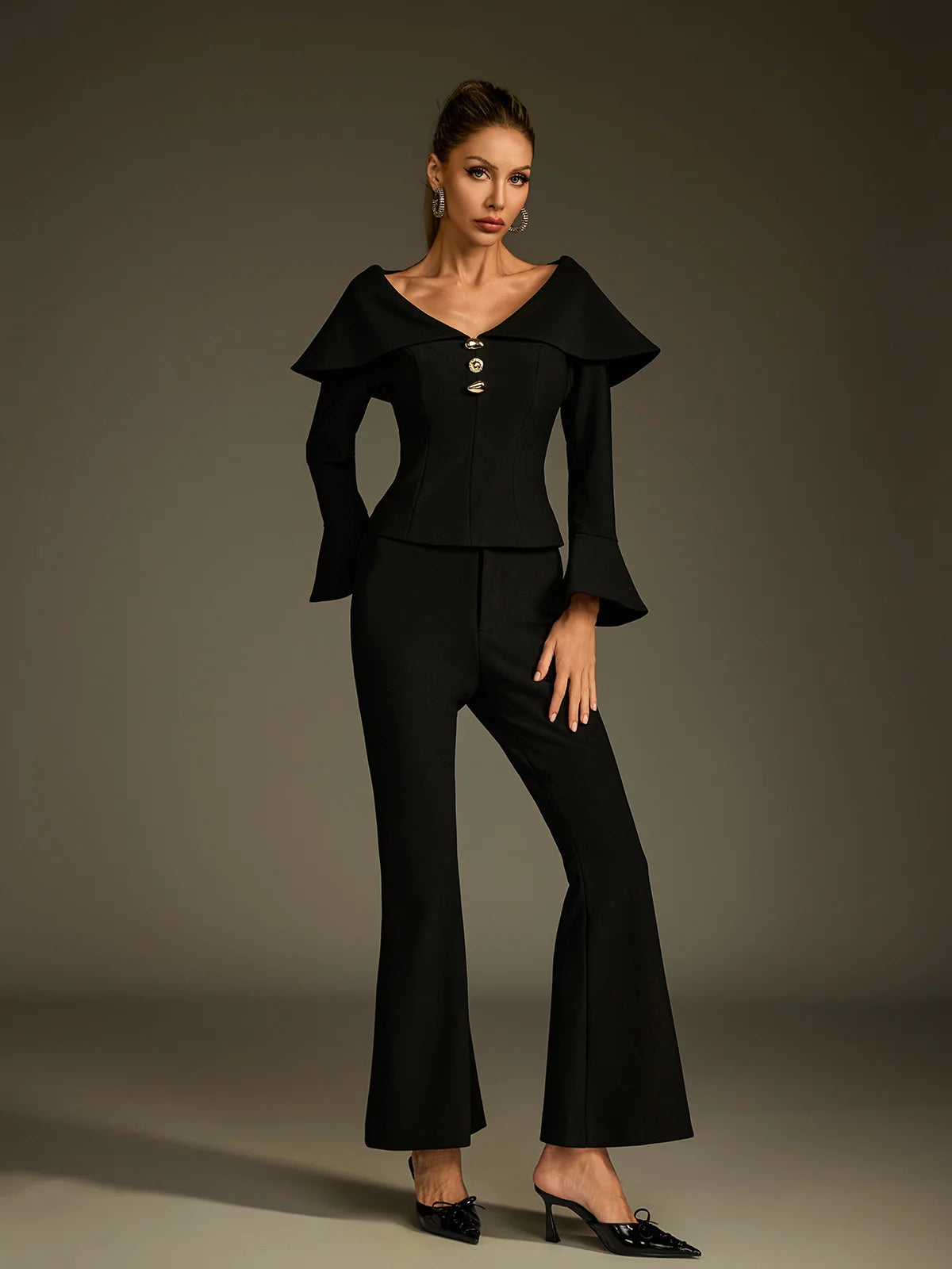 Eloise Off Shoulder Pant Set