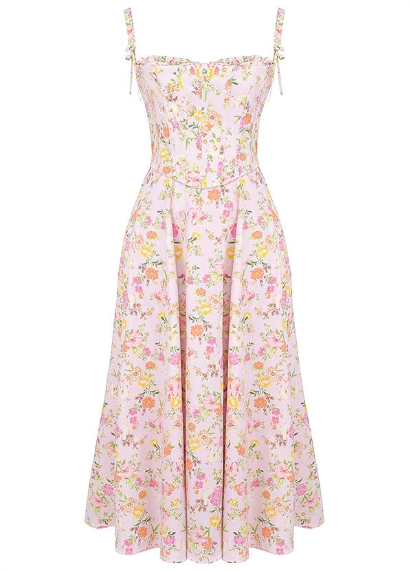 Clarabelle floral midi dress