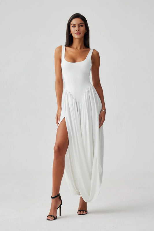 Naya Sculpt Drape Maxi Dress
