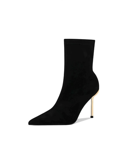 Céleste Gold Heel Boots