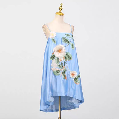 Soleil Blossom A-Line Mini Dress