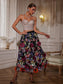 Amory flower Maxi skirt